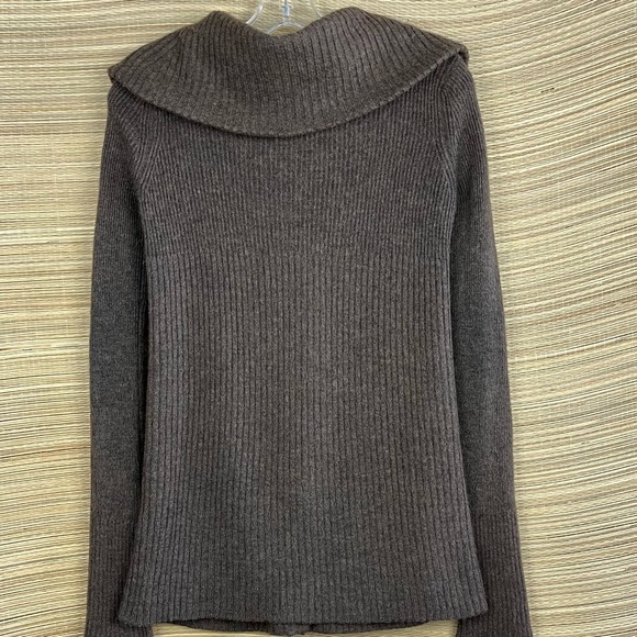 Vince Merino Wool/Baby Alpaca Blend Brown Cardigan Sweater Collared Size XS - Picture 9 of 12
